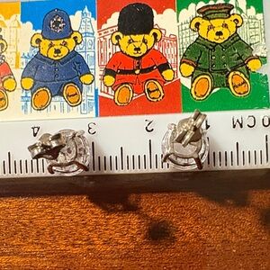 JTV Silver Stud Earrings